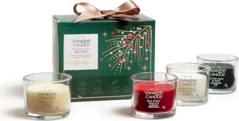 YANKEE CANDLE Weihnachts-Set 4× 37 g