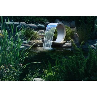 OUTSIDELIVI Mamba Wasserfall LED,Inox 316L 6000-12000l/h,20LED, H54x30x32 08430989