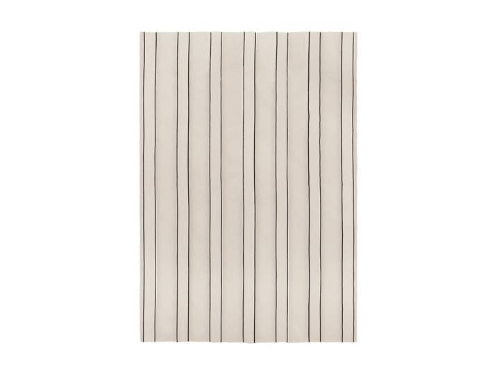 Ferm Living Twill Tagesdecke Off-white-black, 180x260 cm