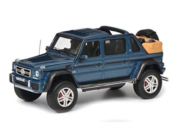 Schuco 450900400 450900400-Mercedes-Maybach G650, 1:43, modelauto, modelvoertuig, blauw/metallic