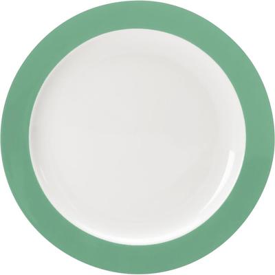 COLOURS Dessertteller (mit Fahne) - (Ø 18 cm) - Petrol, 6er Set
