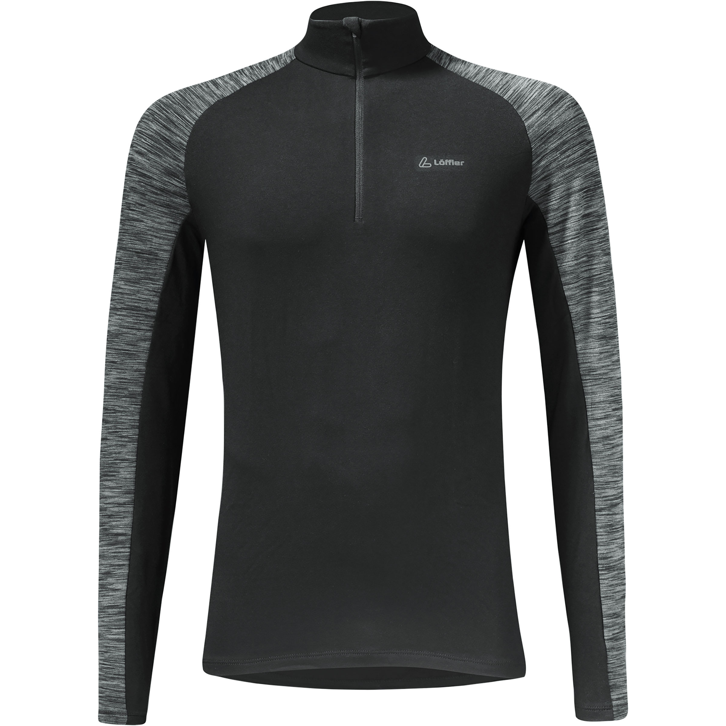 Löffler Stripes Transtex Herren Longsleeves schwarz Größe M Langlauf Klassik | Langlauf Skating Hautfreundlich