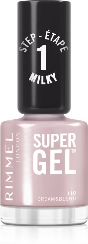 Rimmel Super Gel gel nail polish without UV/LED sealing shade 110 Cream & Blend 12 ml