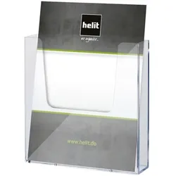 helit 2er-Pack Wand-Prospekthalter »the help wall« A5 transparent, 16.2x16.6x4.1 cm