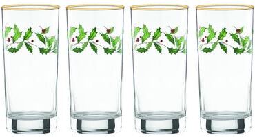 Lenox Holiday 4-Piece Highball Glass Set