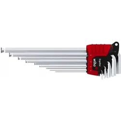 Wiha Stiftschlüssel Set Sechskant Kugelkopf 9 teilig mit ErgoStar Halter 37351