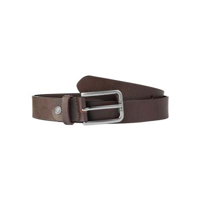 Ledergürtel LEONARDO VERRELLI "hochwertiges Echt Leder, braun, 90 cm - 120 cm (Bundweite)", Herren, Gr. 100, braun, Echtleder, Gürtel Ledergürtel