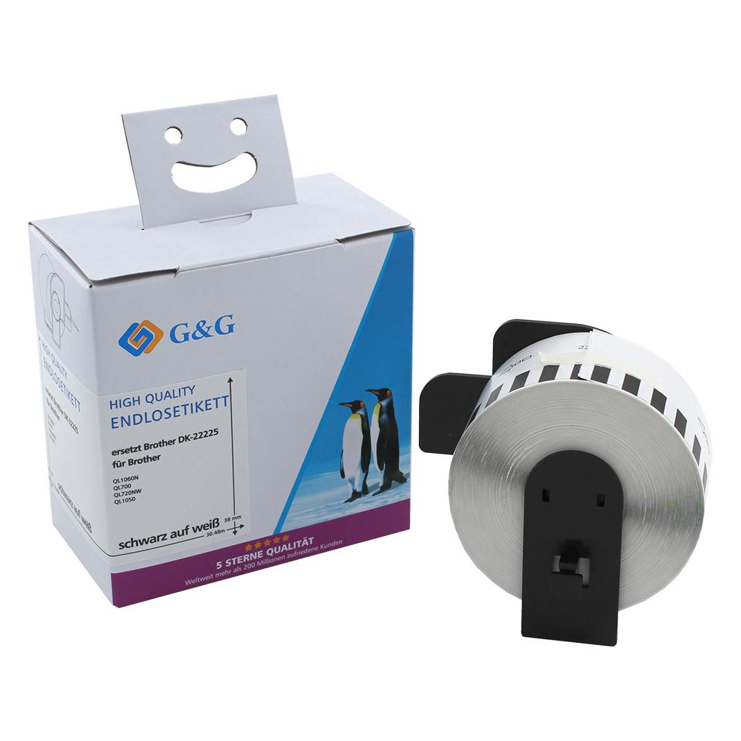 G&G Endlos-Etiketten-Band 38 mm x 30.48 m 1 St. ET-B-G-22225 Adress-Etiketten (38 mm) (ET-B-G-22225)