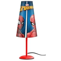 Spiderman Nachttischlampe (konisch) Motiv 2, roter Standfuß