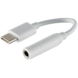 Audio Adapter USB C analog weiß