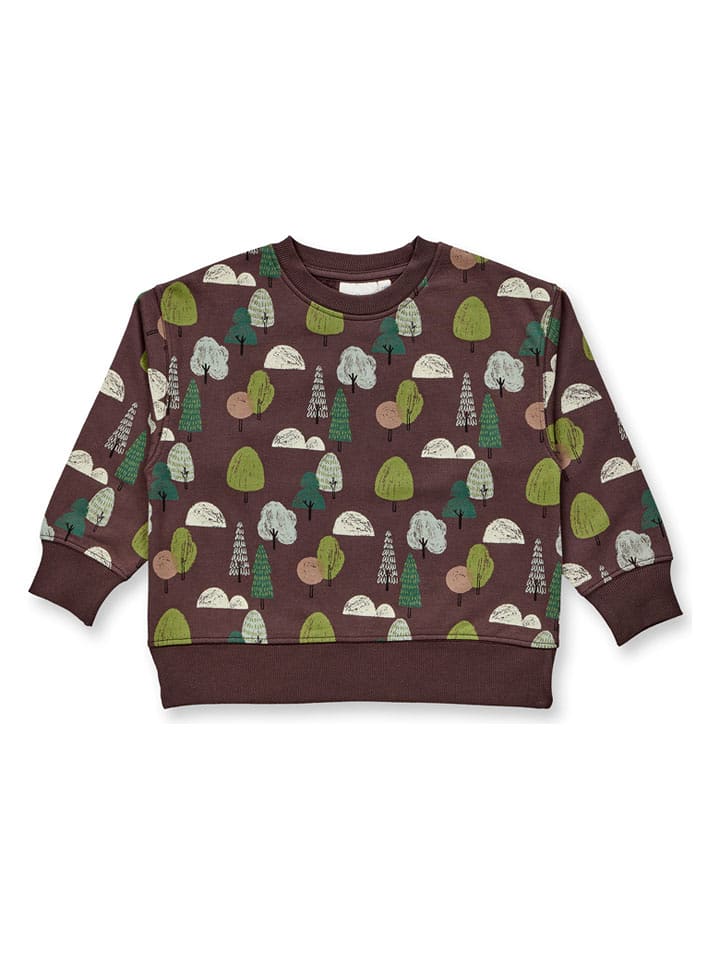 Sense Organics Sweatshirt "Dari" in Dunkelbraun - 104
