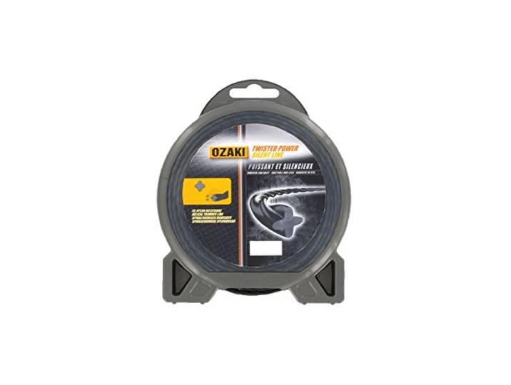 OZAKI - Fil Nylon Hélicoïdal TWISTED POWER SILENT LINE - Ø 2\,4mm - L 15m - Fil Aérodynamique - Réduit Le Bruit & Les Vibrations