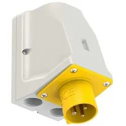 PCE 9513-4 CEE-Wandgerätestecker 16A 3p 4h IP44 95134