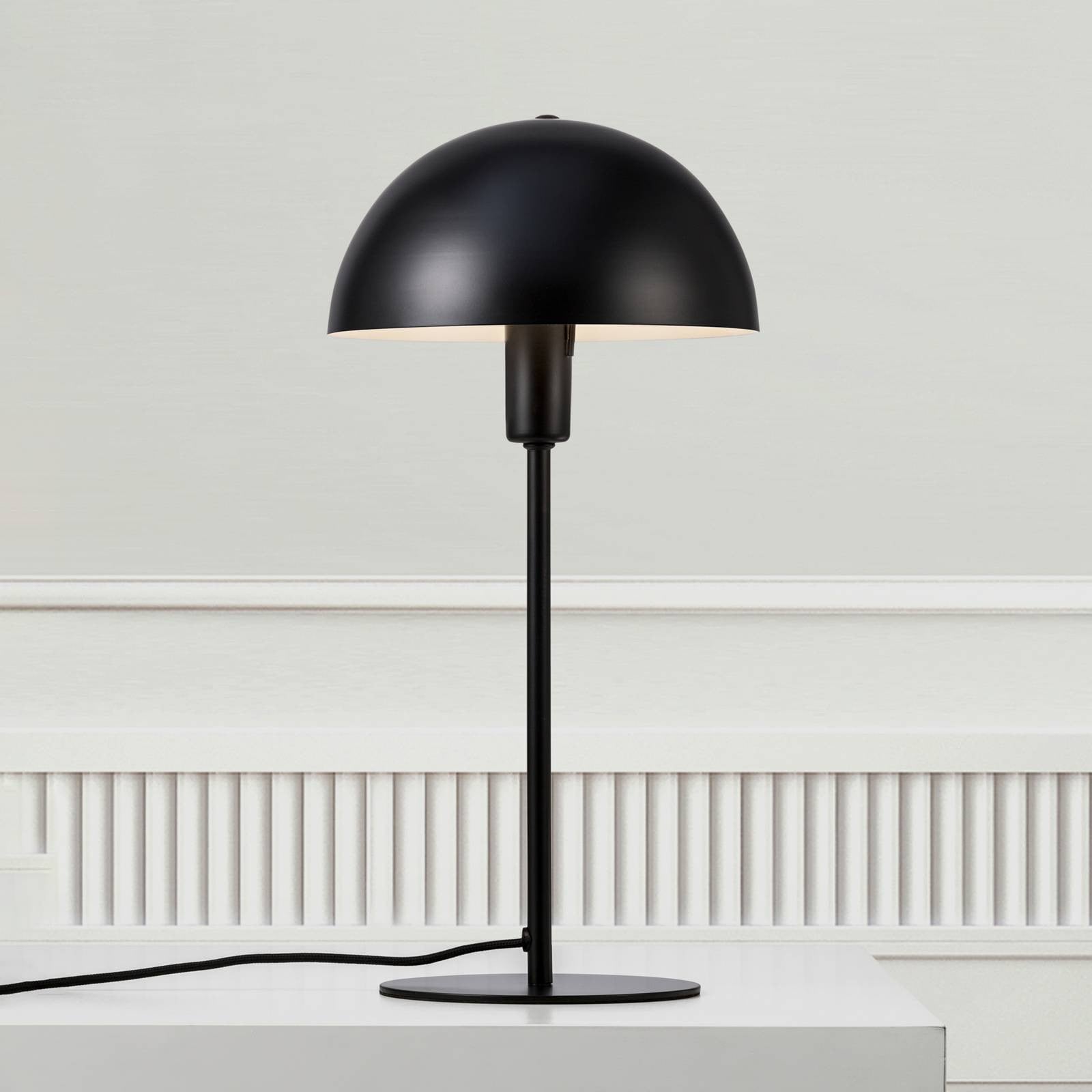 Nordlux Ellen 20 Tafellamp - Zwart - Scandinavisch Design - Metaal - Hoogte: 40,5 cm