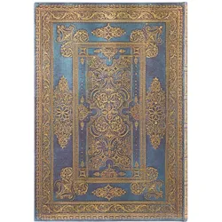 Paperblanks, Heft + Block, Hardcover Notizbücher - Blue Luxe - Grande - Unliniert (Blanko, Harter Einband)