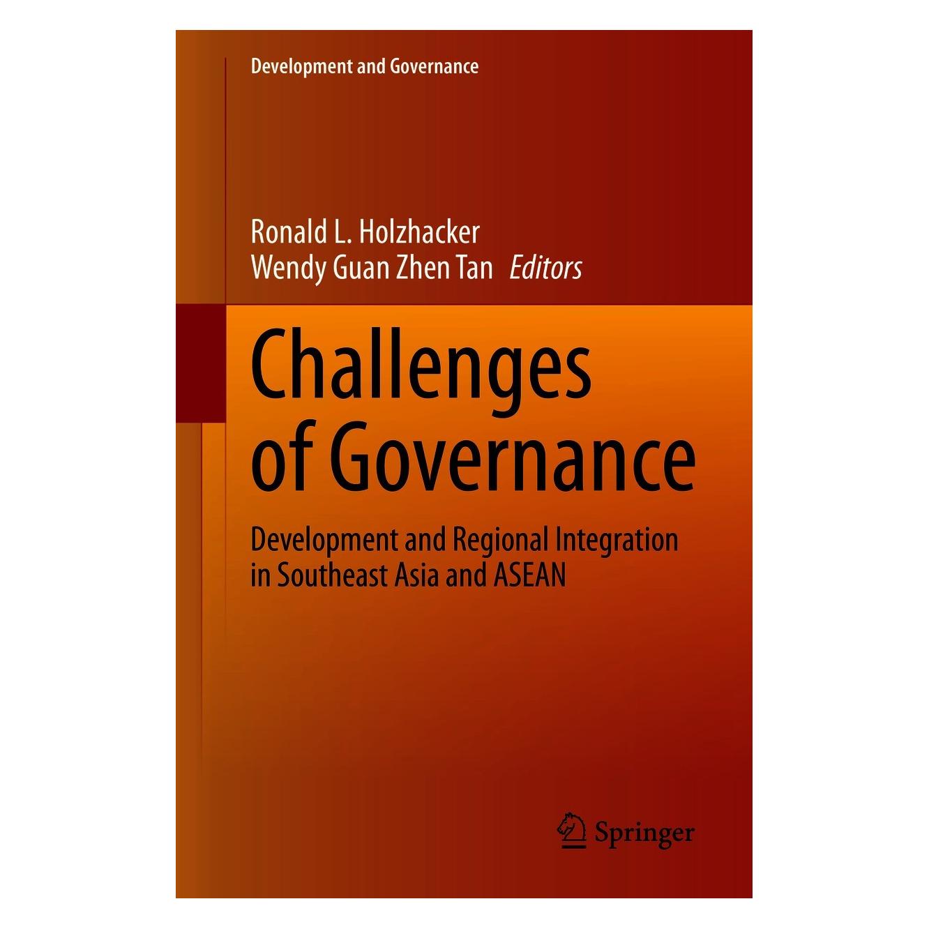 Springer Challenges of Governance (Englisch, Hardcover, Ronald L. Holzhacker, Wendy Guan Zhen Tan) (9783030590536)