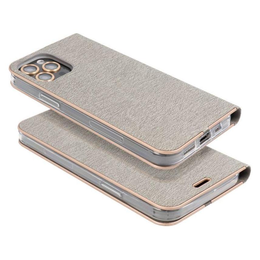 OEM Book case LUNA Book Gold for XIAOMI Redmi Note 13 5G silver (Xiaomi Redmi Note 13 5G) (47834793)