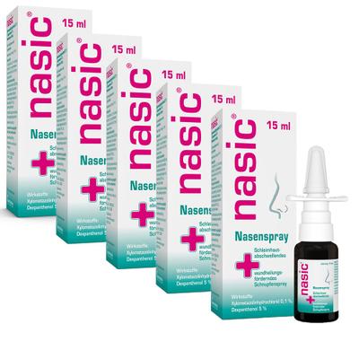 nasic Nasenspray 5x15 ml