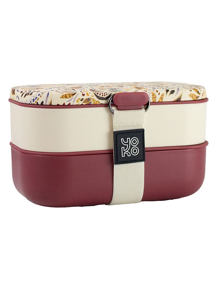 Yoko Design Lunchbox "Marbella" in Bordeaux in Rot - 1200 ml - onesize