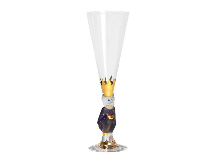 Orrefors The Sparkling Devil Champagnerglas 19 cl Lila
