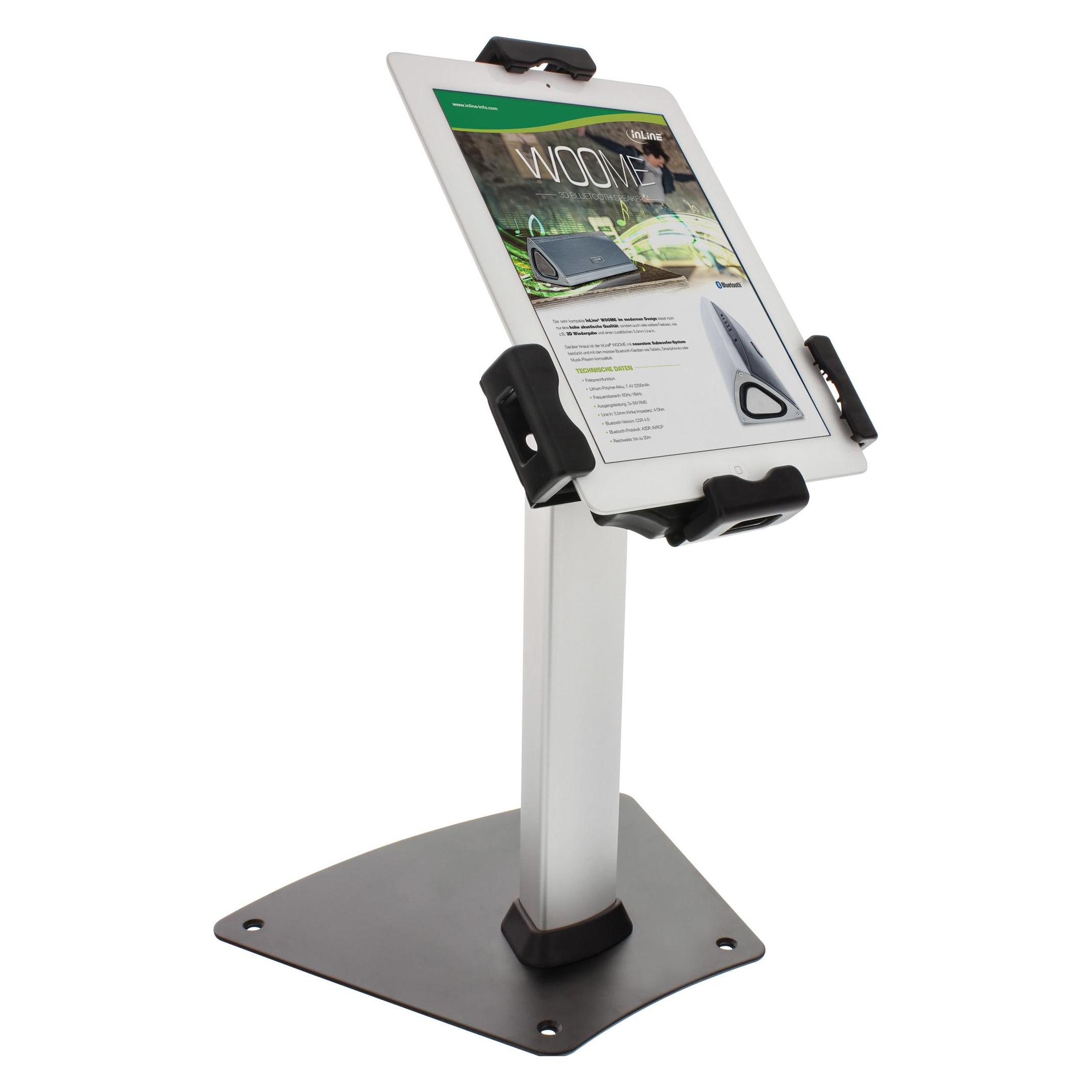 InLine Tablet-Thekenhalterung zur Präsentation (23166C)
