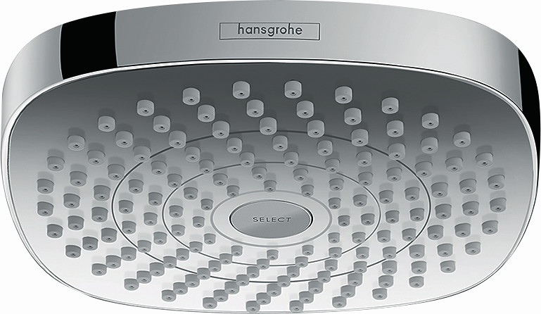 Hansgrohe Croma Select E 180 douche de tête 26524000 2jet, 180 x 180 mm, chrome