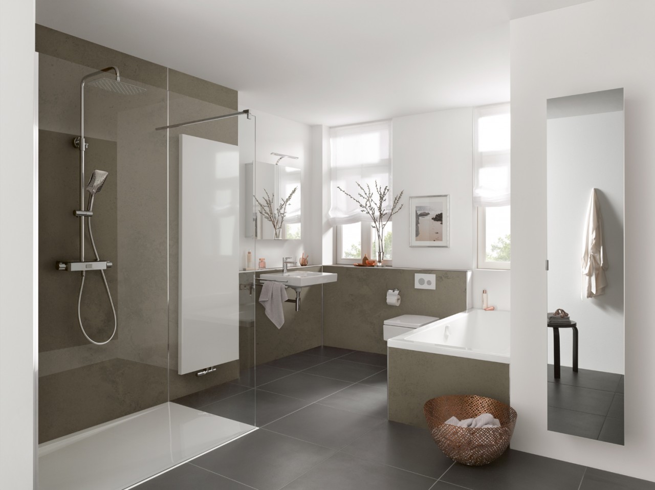 HSK Duschkabinenbau KG HSK RenoDeco-Designplatte Individualdruck 150 x 255 cm Hochglanz-Oberfläche, 940600-H 940600-H