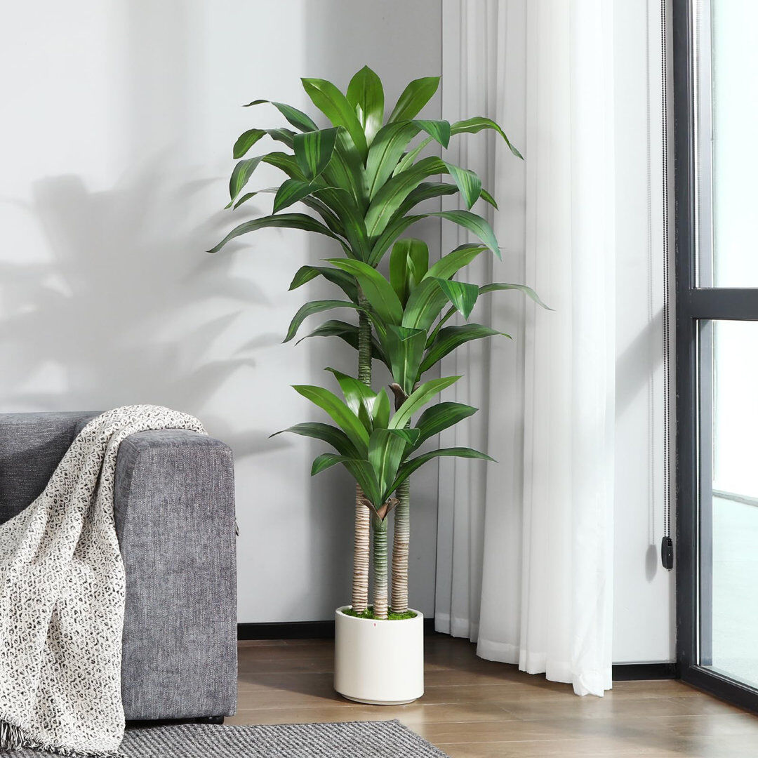 Ebern Designs Ruxin Faux Tree 150cm H x 24cm W x 24cm D