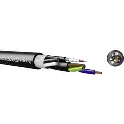 Kabeltronik 720050000-100 Kombikabel 2 x 2 x 0.22 mm² + 1.5 G 2 x 1.5 mm² Schwarz 100 m