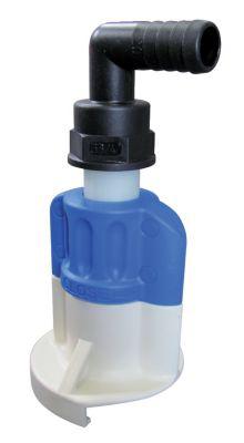 SEC-Kupplung für CEMO Cematic-Pumpensysteme, mit abgewinkelter Schlauchtülle DN19