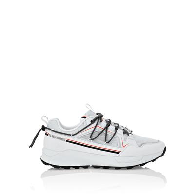 Sneaker PLEIN SPORT "Low-Top-Sneaker", Damen, Gr. 42, Normalschaft, weiß (01, weiß), Schuhe Sneaker