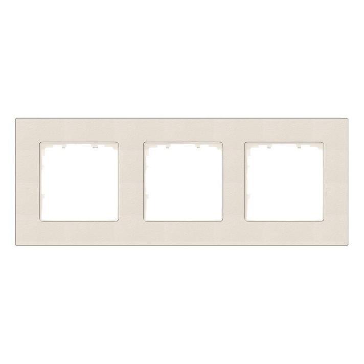 Siemens 5TG11130 DELTA miro Rahmen 3-fach Farbe titanweiss 232x90mm (5TG1113-0)