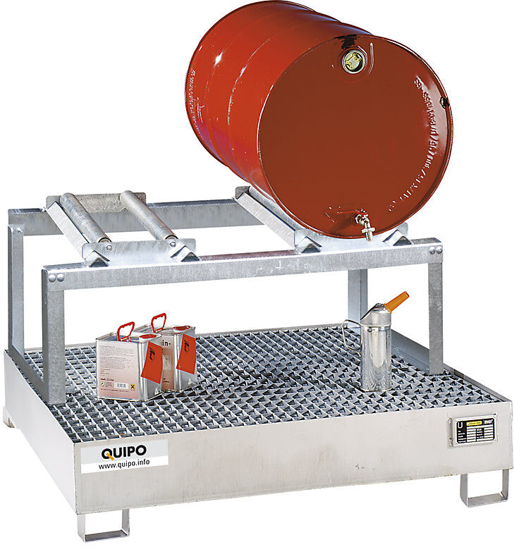 Fassbock, für 2 x 200-Liter-Fass, feuerverzinkt eurokraft pro