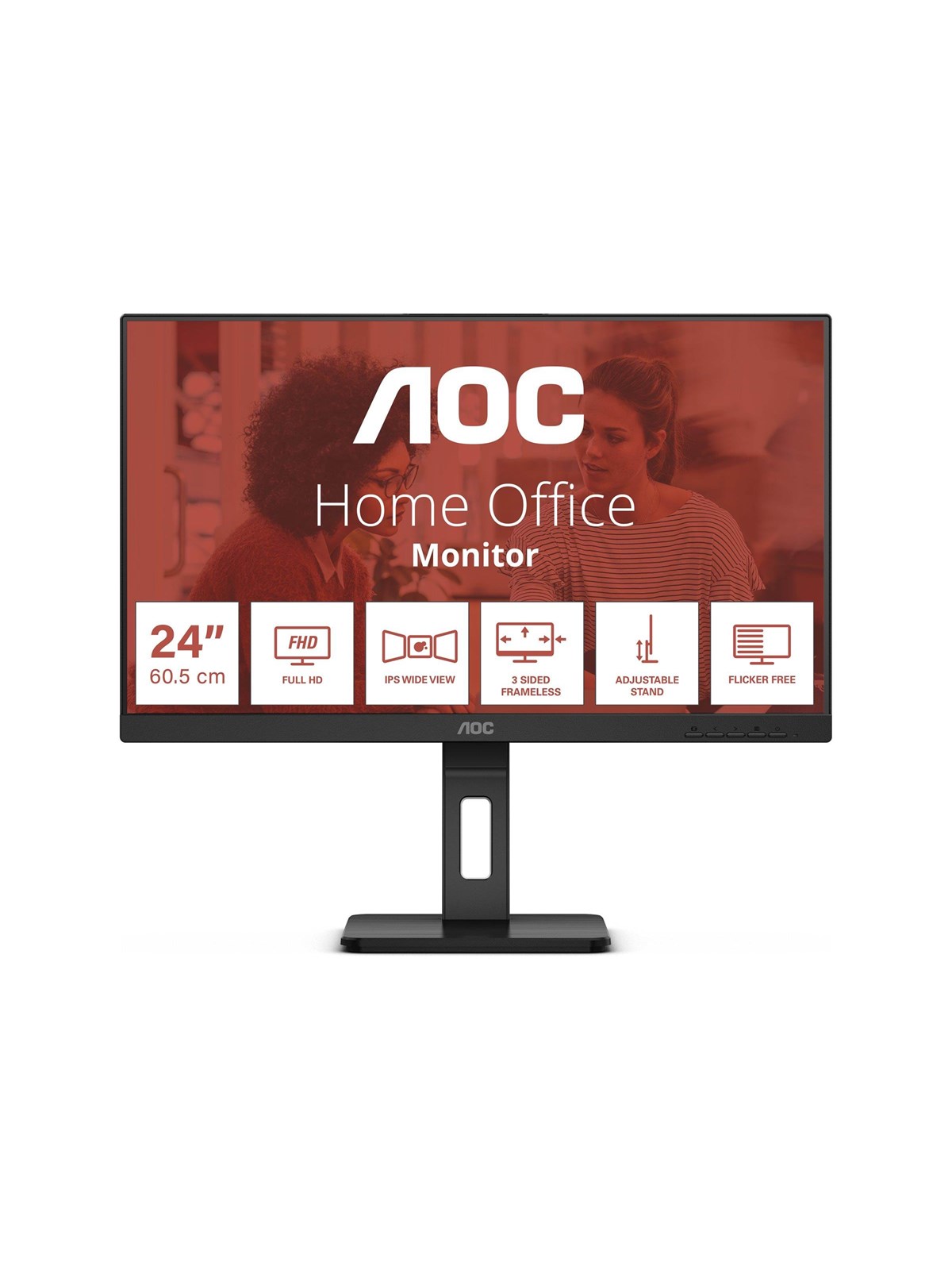 24" AOC 24E3QAF - 1920x1080 (FHD) - 75Hz - IPS