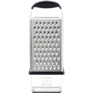 OXO Vierkantreibe Good Grips 1057961, Edelstahl, spülmaschinengeeignet, mit Auffangbehälter