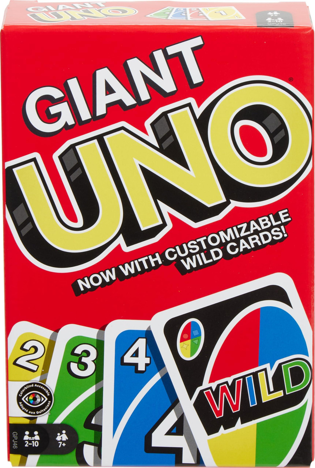 Mattel Games UNO Klassiek Kaartspel Grote Versie