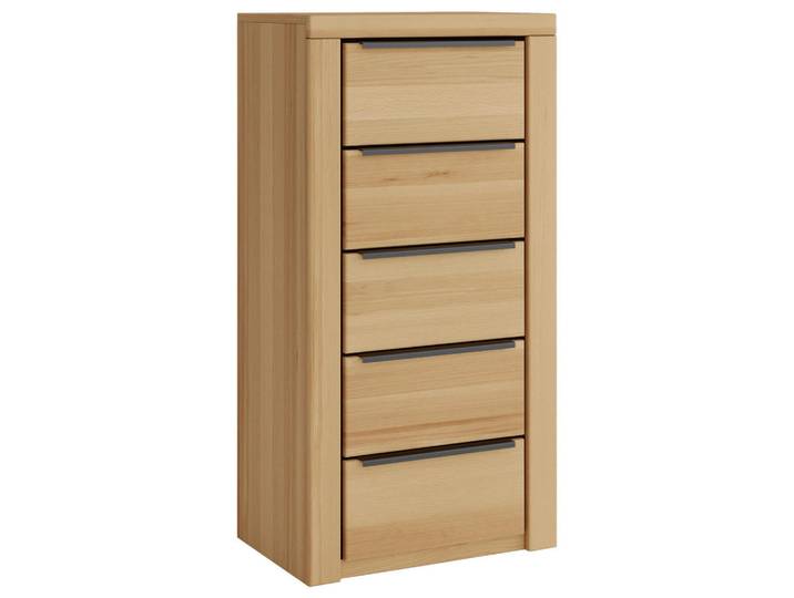Livetastic Kommode Brunei, Buchefarben, Kunststoff, Buche, massiv, 5 Schublade(n) Schubladen, 60x141x40 cm, Kleinmöbel, Kommoden, Kommoden