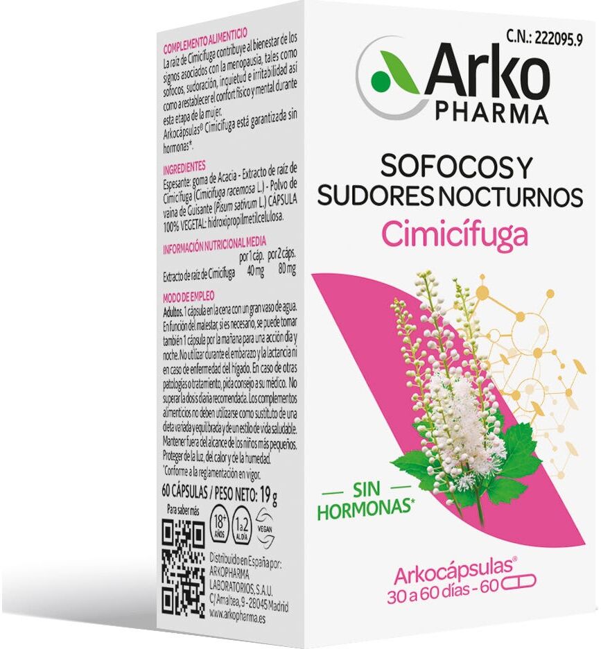 Arkopharma Arkocápsulas Cimicífuga 60caps