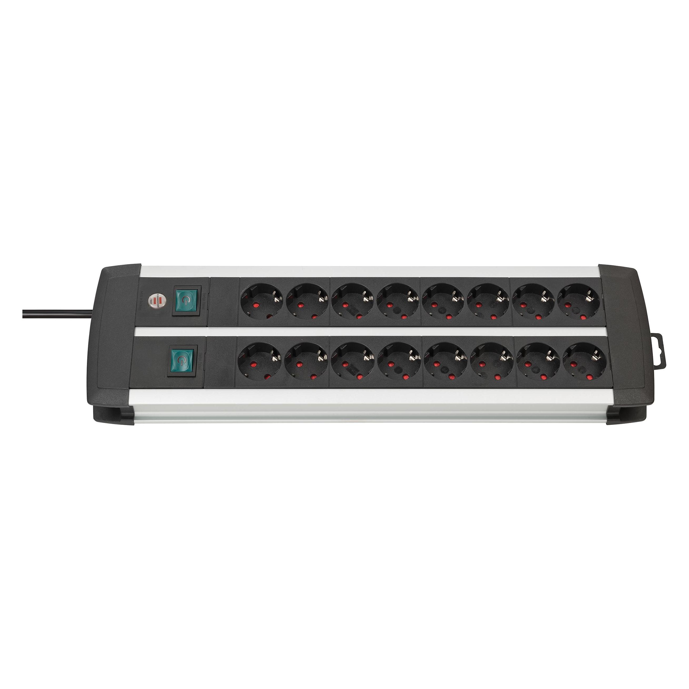 Brennenstuhl Alu-Line Technik (16x, CEE 7/4, 3 m) (1391000916)