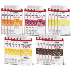 Nestle Resource Energy Mischkarton, 6 x 4 x 200ml