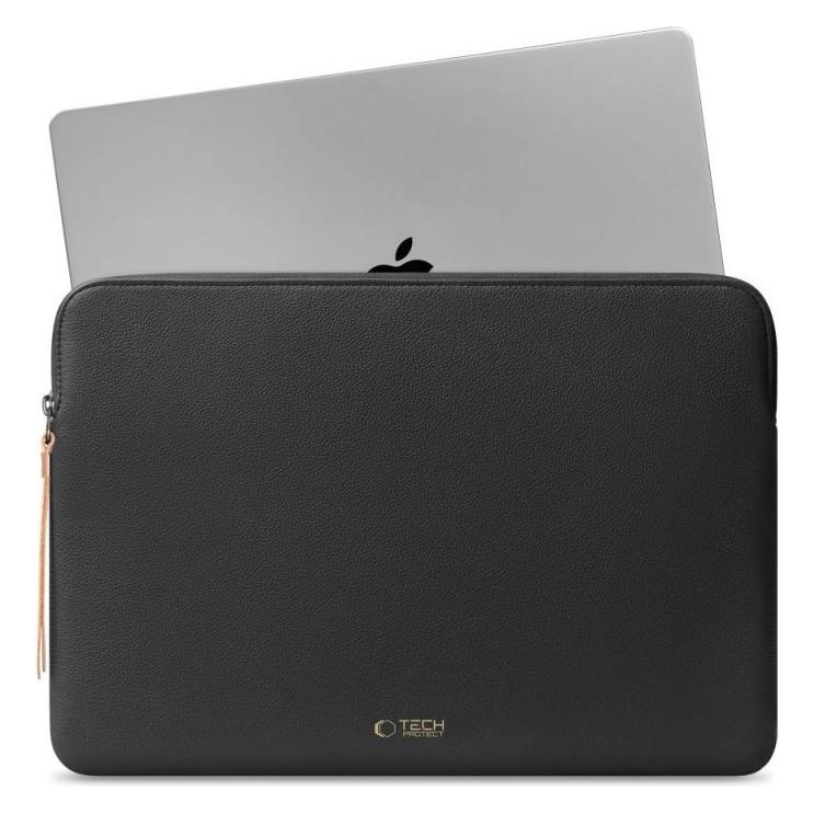 Tech-Protect Fleece-Laptoptasche 15-16 - Schwarz (16", Universal) (197230)