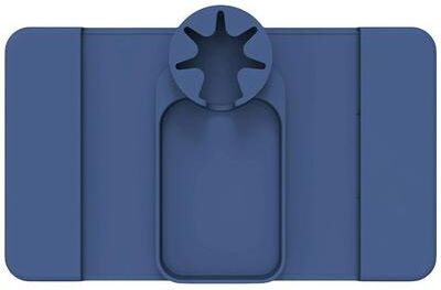 Uplift Essentials Silicone Couch Armrest Cup Holder Tray blue