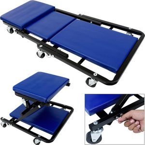 Deuba Werkstatt-Rollbrett 102755, bis 150kg, Rollsitz & Montageliege, 360° drehbar, klappbar
