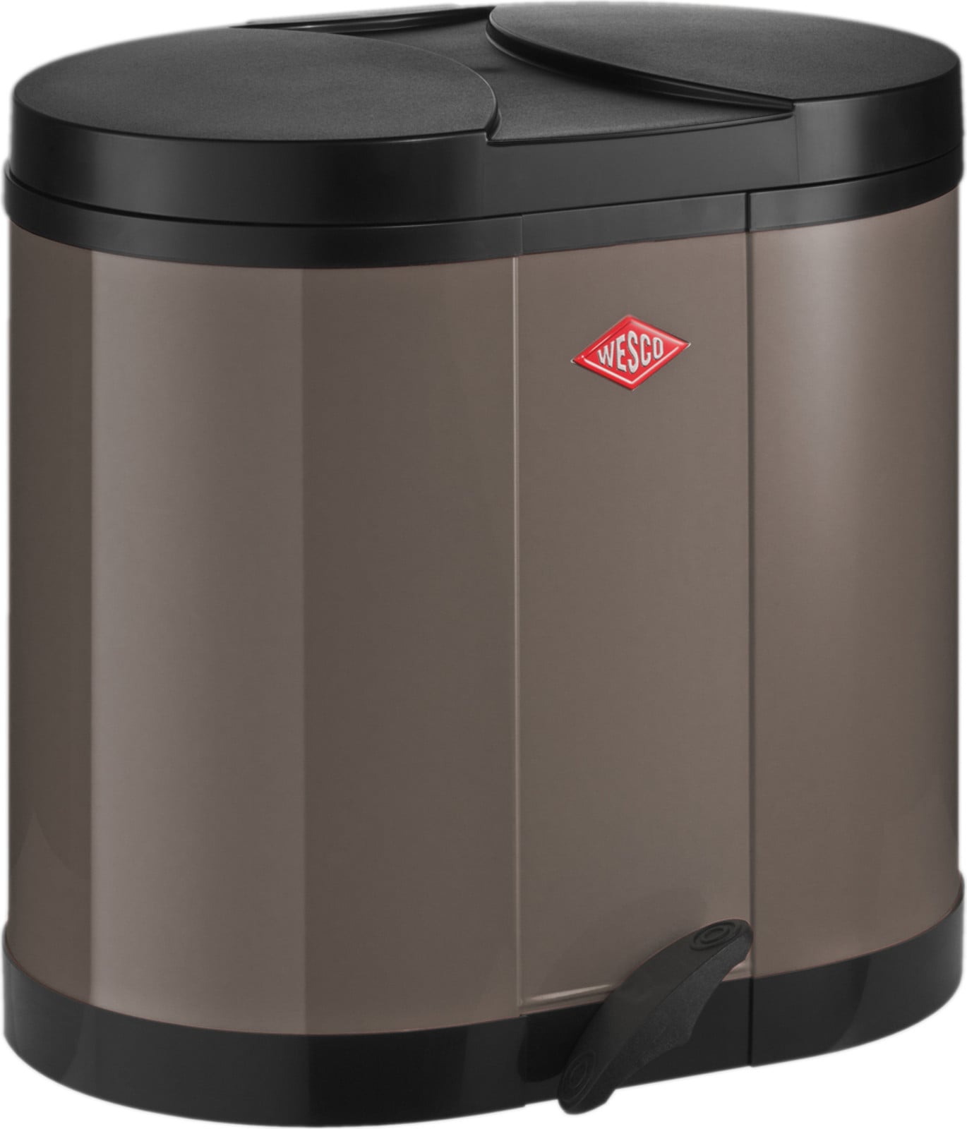Wesco ecologische afvalbak, grijs