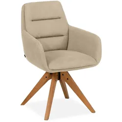 MAISON Stuhl Waco 5 Mikrofaser Beige Sand