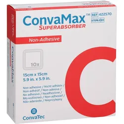 Convamax Superabsorber nicht adhäsiv 15x15 cm