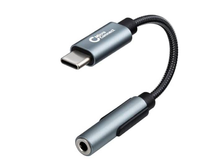 Microconnect USB-C naar audio adapter, merk