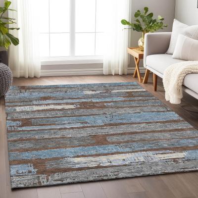 Addison Rugs Machine Washable Indoor/ Outdoor Contemporary Tare Chantille Rug