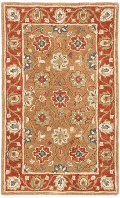 SAFAVIEH Handmade Heritage Tess Traditional Oriental Wool Rug