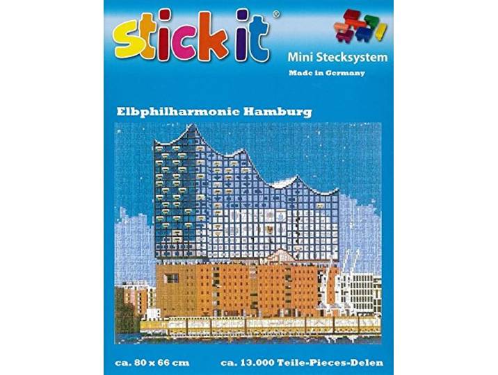 stickit Mini Stecksystem Elbphilharmonie Hamburg ca. 13.000 Teile Nr. 41286
